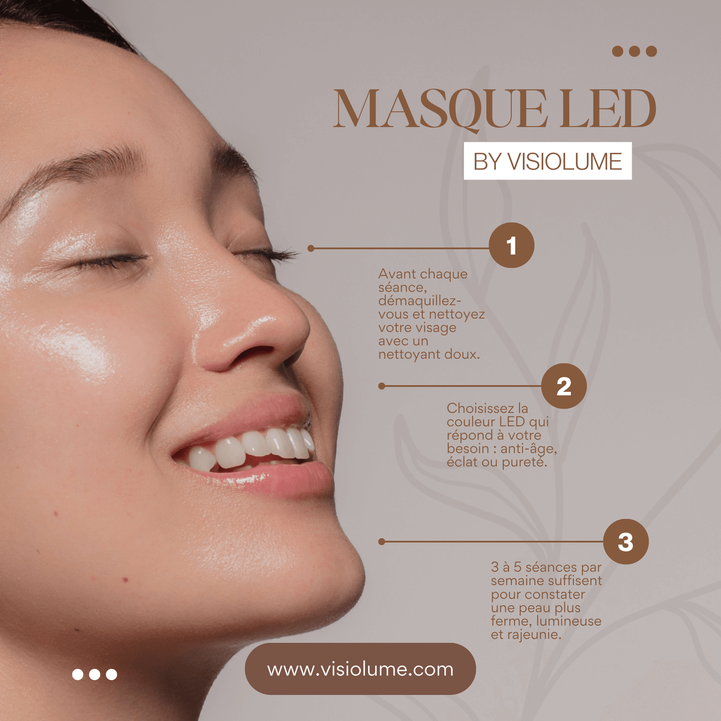 Masque VisioLume™ Pro 7 LED