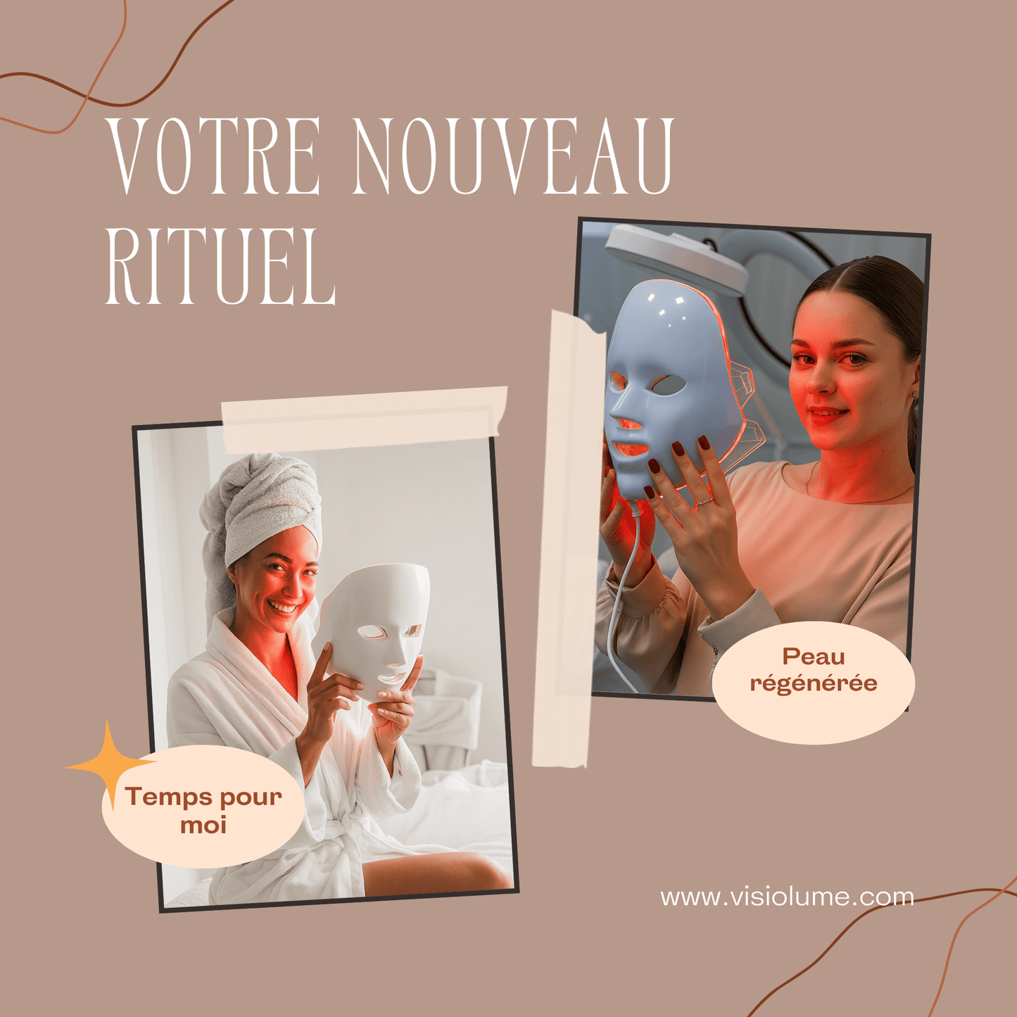 Masque VisioLume™ Pro 7 LED